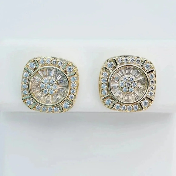 925 Sterling Silver Cubic Zirconia Earrings, U19254797 - Picture 1 of 11